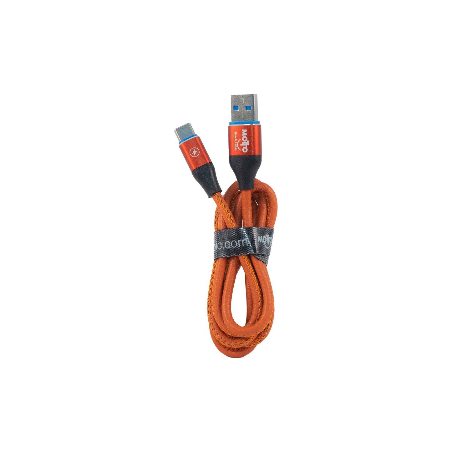 Motto Leather Wrapped Type-C Cable