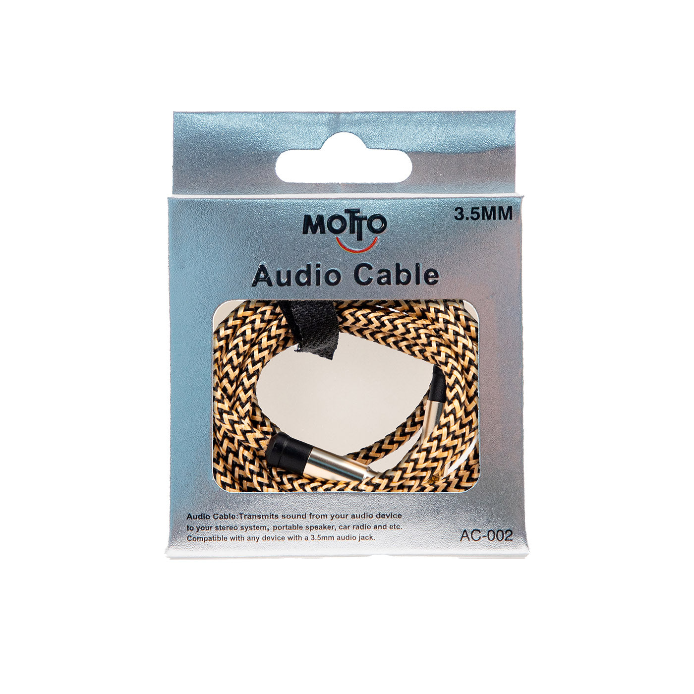 Motto Braided Audio Cable 3FT