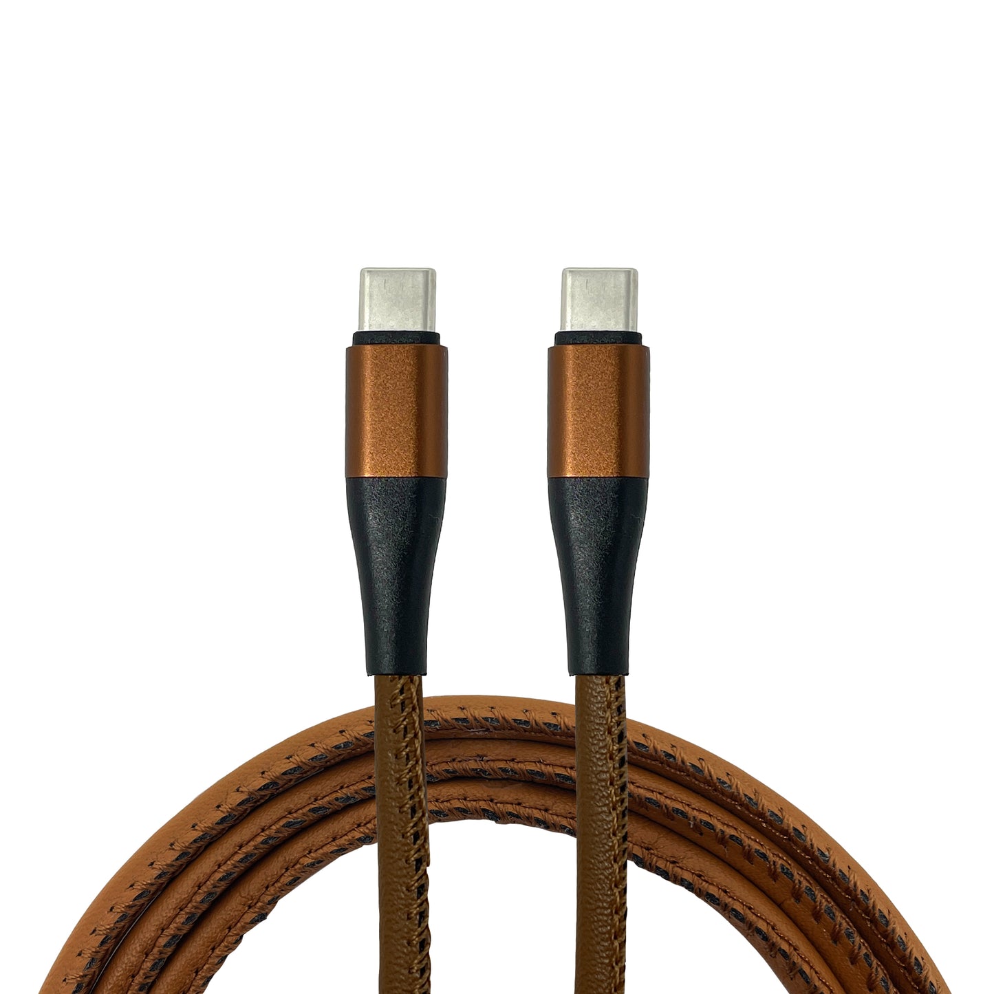 Motto Leather Wrapped Type-C to Type-C Cable