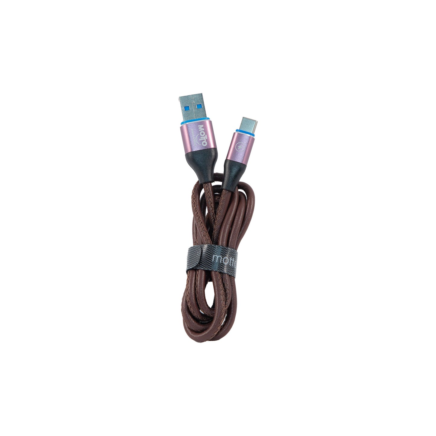 [MOTTO IC] Leather Wrapped Type-C Cable
