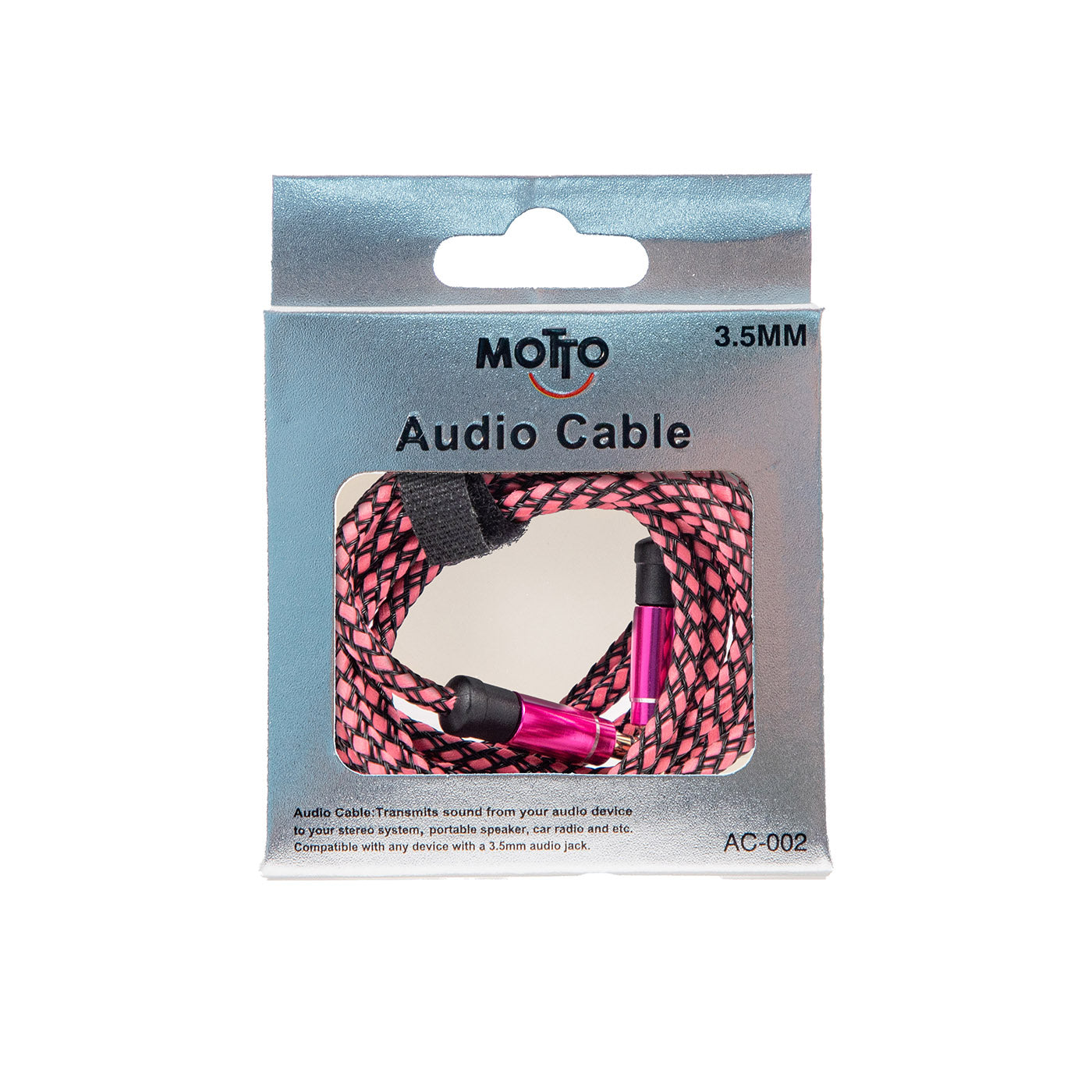 [MOTTO] Braided Audio Cable 3FT
